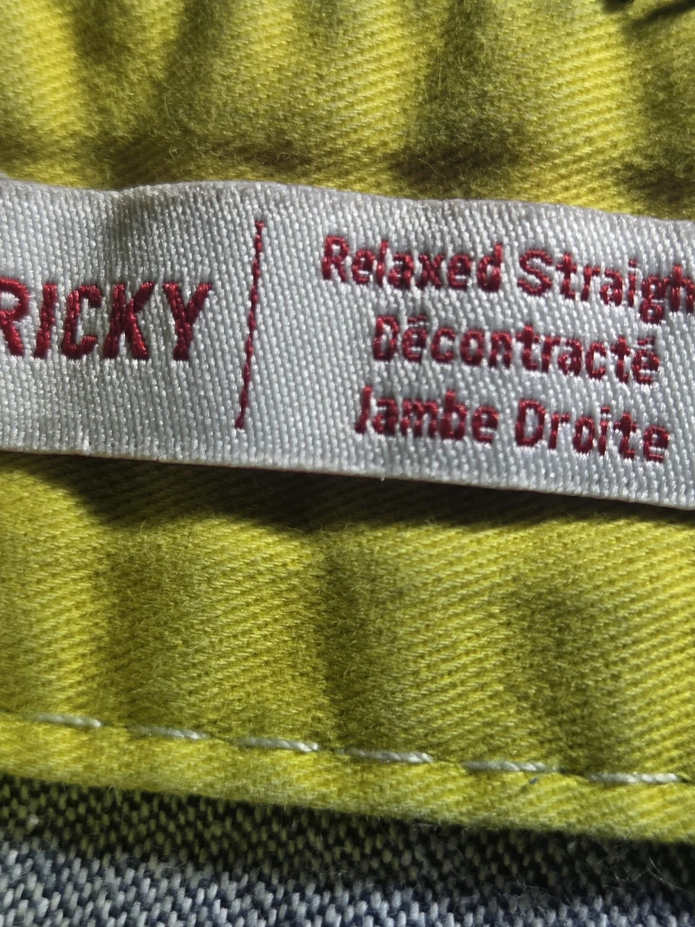 True Religion Men's Ricky Relaxed Straight Big T Jeans Blue Size 29x32